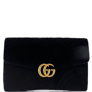 Gucci Gg Marmont Flap Clutch Matelasse #165620G88B
